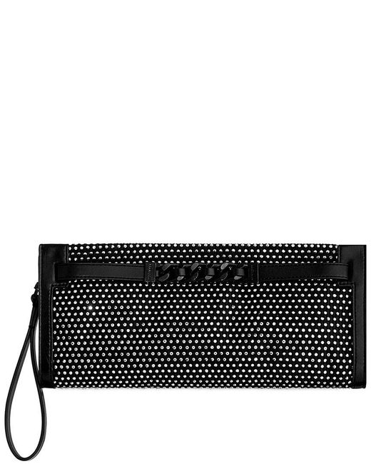 Rebecca Minkoff Black Curb Link Clutch