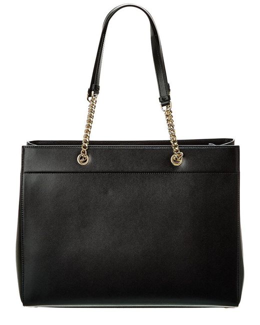 Ferragamo Vara Bow Double Handle Leather Tote in Black Lyst Canada