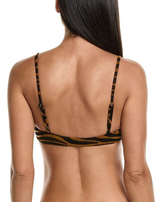 Mara Hoffman Black Carla Bikini Top