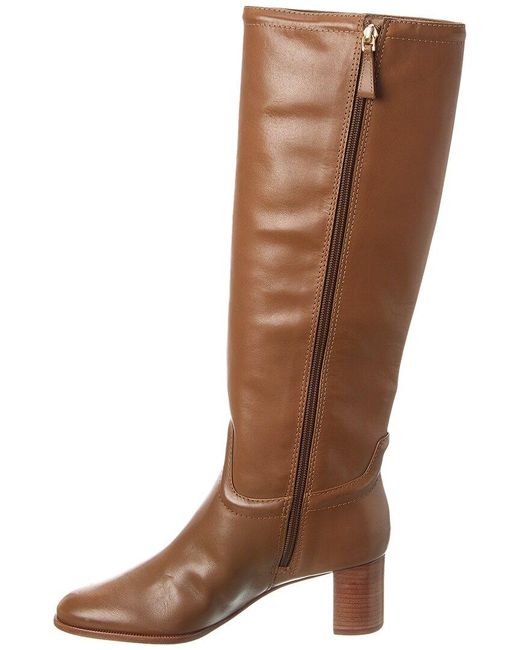 Alexandre Birman Brown Lauren 60 Leather To-the-knee Boot