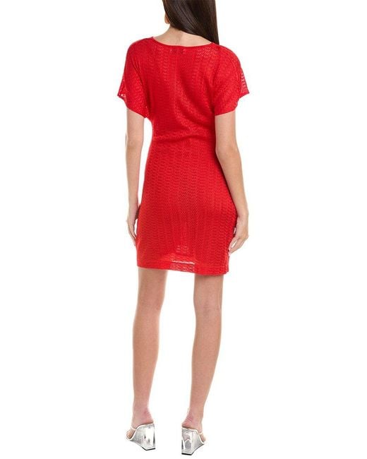 M Missoni Red Sheath Dress