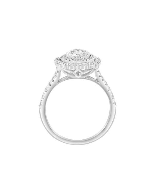 Effy Fine Jewelry White 14K 1.24 Ct. Tw. Diamond Ring