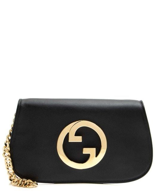 Gucci Black Leather Blondie Small Shoulder Bag (authentic Pre-loved)