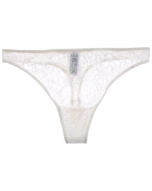Else White Eden Thong