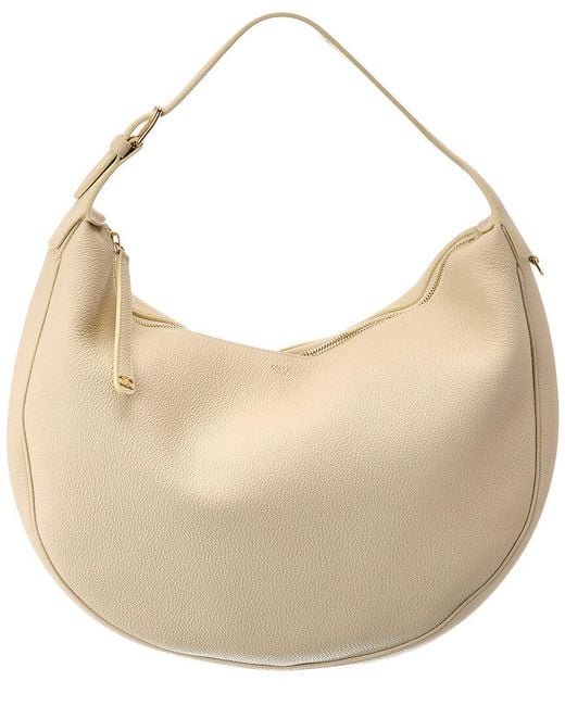 Céline Natural Lulu Large Leather Hobo Bag