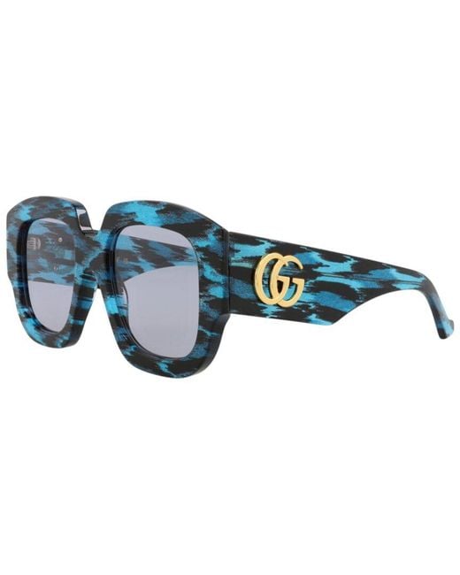 Gucci Blue Gg1546S 52Mm Sunglasses