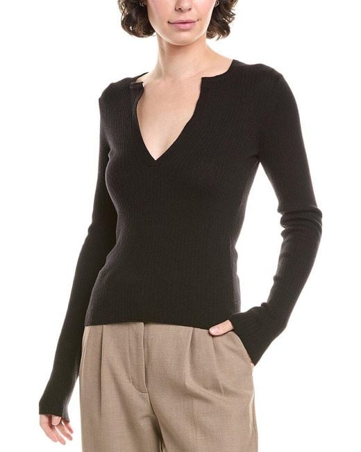 Max Mara Black Urlo Silk & Cashmere-Blend Sweater