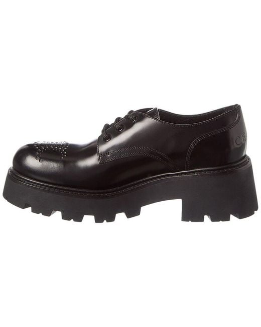 Céline Black Triomphe Leather Derby