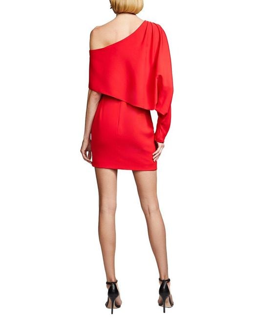 Halston Heritage Red Deja Dress