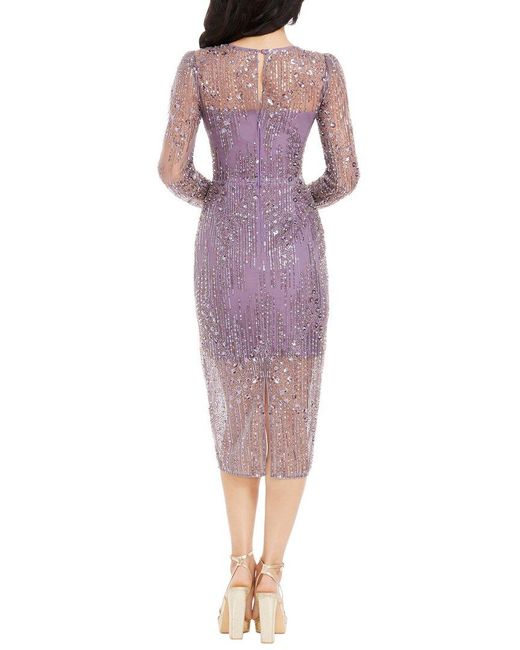 Dress the Population Purple Sophia Sheath Dress