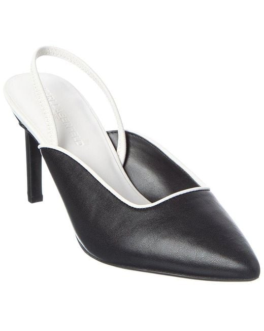 Karl Lagerfeld Black Grier Pump