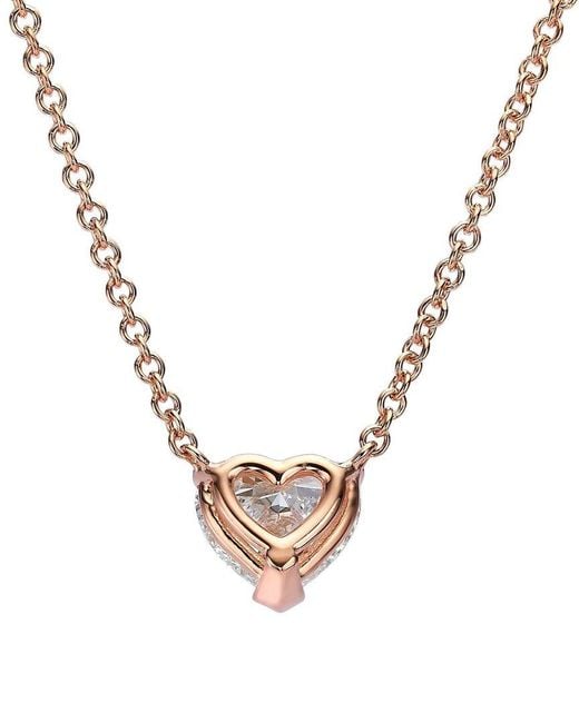 Lab Grown Diamonds Metallic 14K 5.50 Ct. Tw. Lab-Grown Diamond Necklace