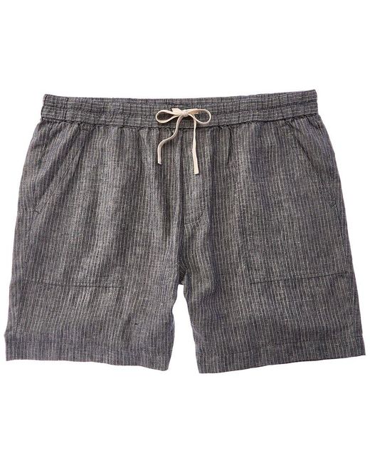 Vince Gray Stripe Hemp Short for men