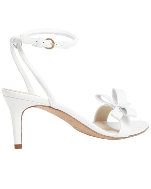 Prota Fiori White Lavanda Apple Leather Sandal