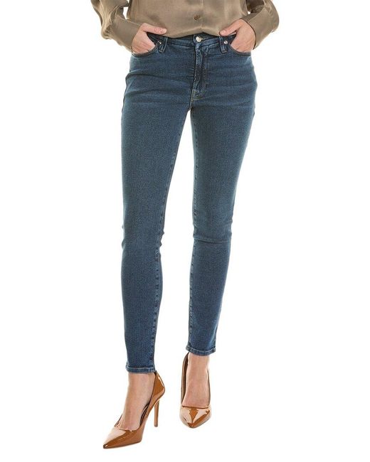 GOOD AMERICAN Blue Good Legs Low-Rise Skinny Jean
