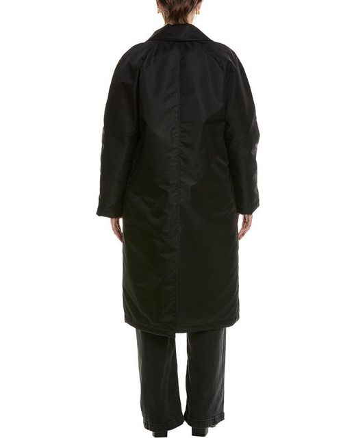 Officine Generale Black Aneta Padded Jacket
