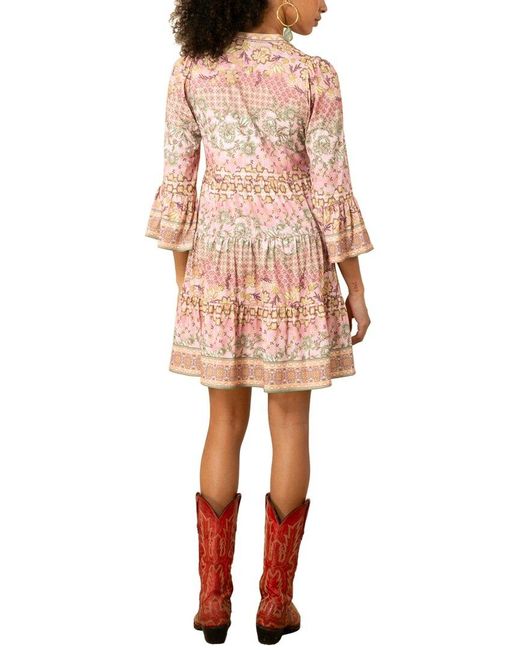 Hale Bob Pink Mabel Dress