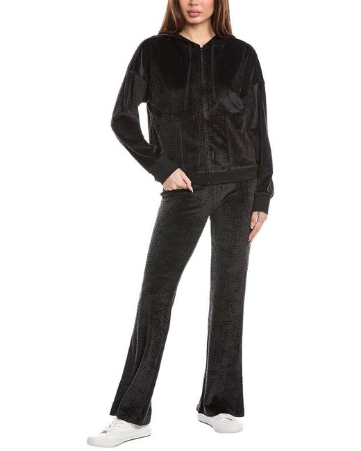 Donna Karan Black Dkny 2Pc Top & Pant Set