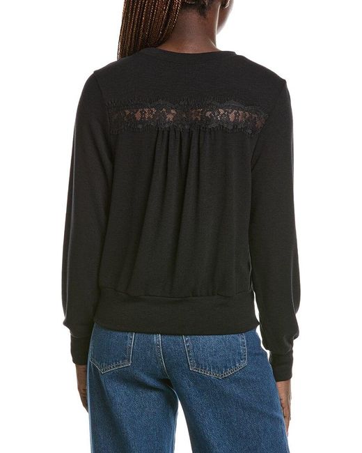 Michael Stars Black Esther Pullover