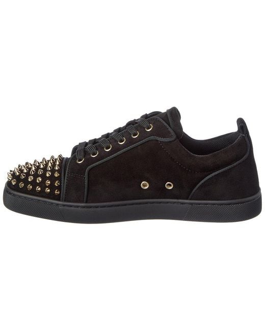 Christian Louboutin Black Suede Sneaker for men