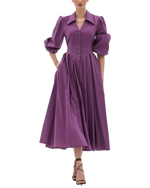 BGL Purple Shirtdress