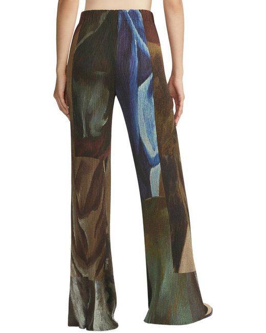 Lafayette 148 New York Blue Plisse Parkside Pant