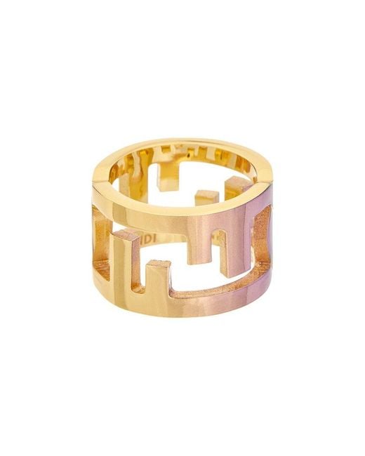 Fendi Metallic O'Lock Ring