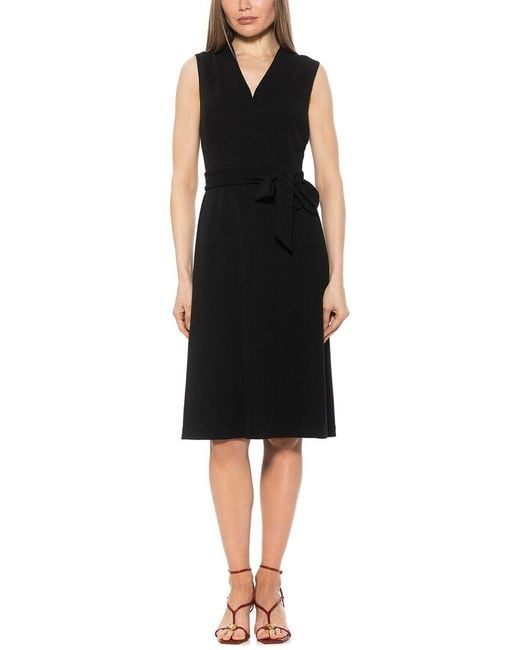 Alexia Admor Black Dane A-Line Dress