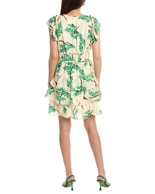 FLORA BEA NYC Green Catalina Mini Dress