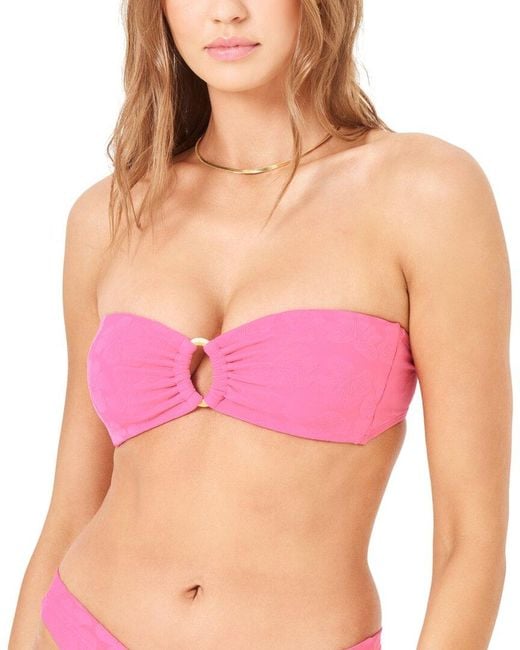 LSPACE Pink Jasper Top