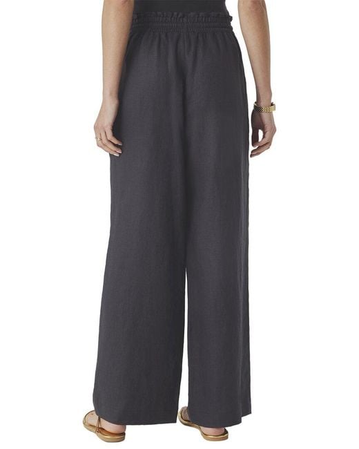 Splendid Black Stella Linen Pant