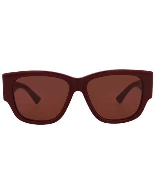 Bottega Veneta Brown Bv1026S 55Mm Sunglasses