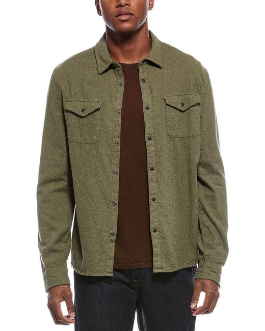 John Varvatos Green Marshall Shirt for men