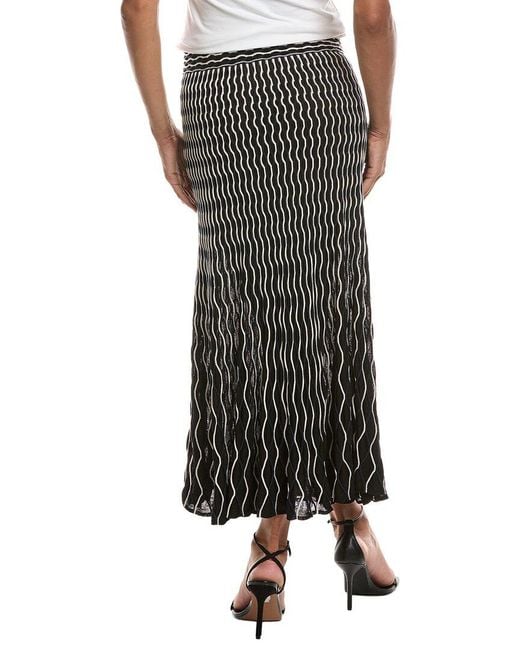 Jonathan Simkhai Black Aliza Midi Skirt