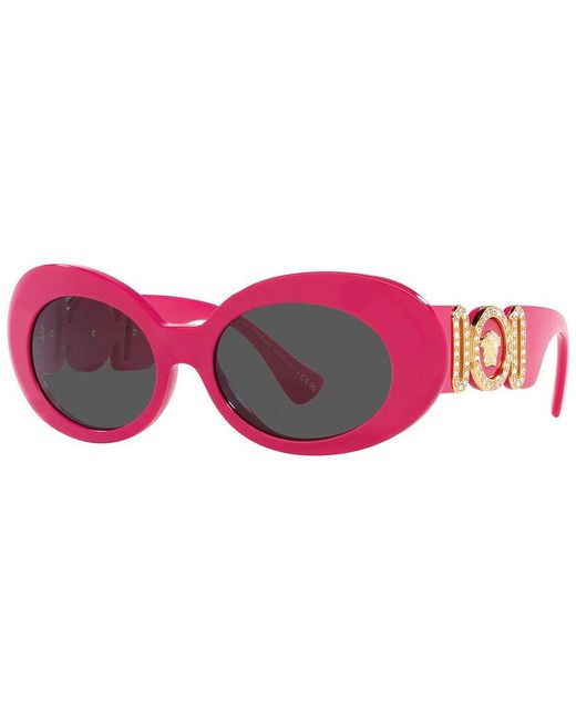 Versace Pink Unisex Ve4426bu 54mm Sunglasses