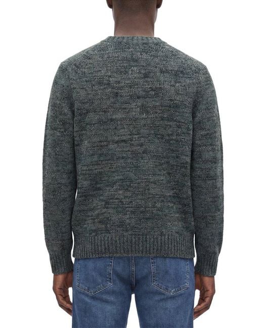 Vince Gray Wool & Cashmere-Blend Crewneck Sweater for men