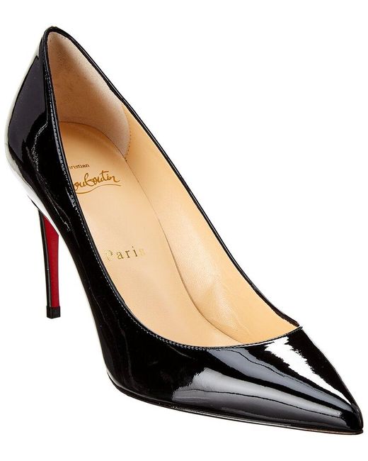 Christian Louboutin Leather So Kate 85 Patent Pump in Black - Save 9% - Lyst