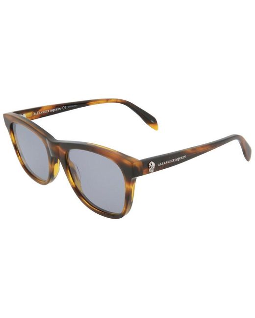 Alexander McQueen Yellow Am0158s 54mm Sunglasses for men