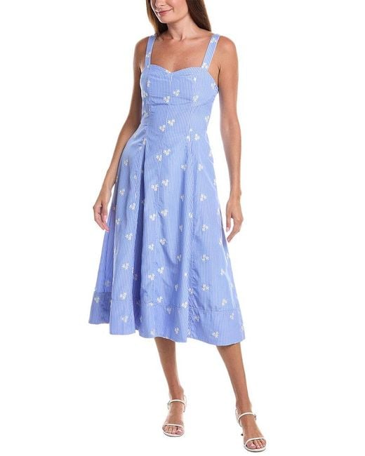 Avec Les Filles Blue Maxi Dress