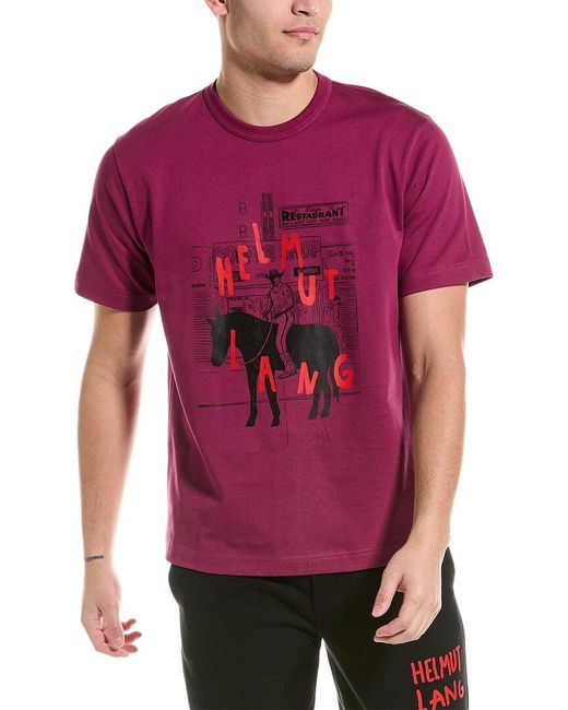 Helmut Lang Red Capsule T-shirt for men