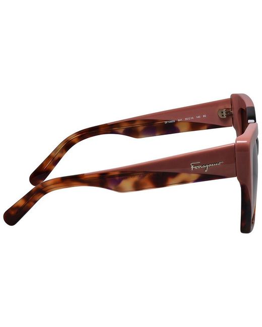 Ferragamo Brown Sf 1060S 55Mm Sunglasses