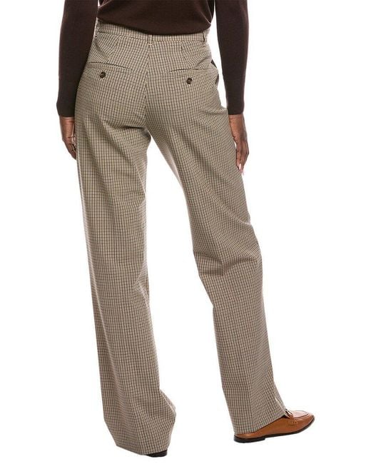 Marella Natural Clarion Wool-Blend Trouser