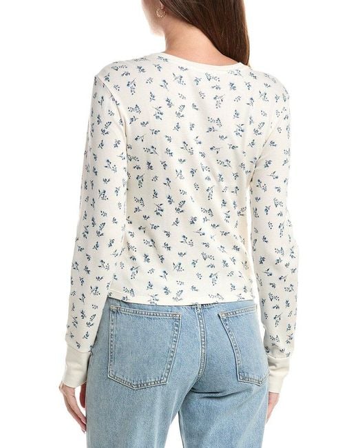 Michael Stars Gray Palmer Cropped T-Shirt