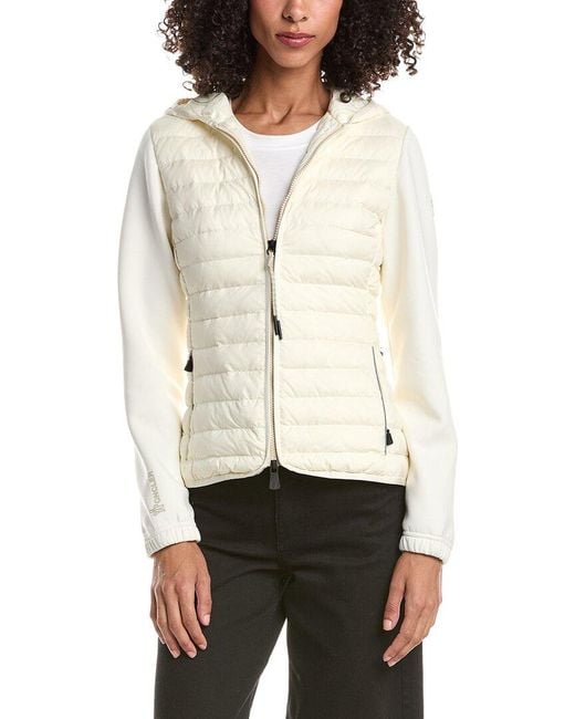 Moncler White Puffer Down Jacket