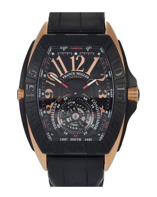Franck Muller Gray Conquistador Watch (Authentic Pre-Owned) for men