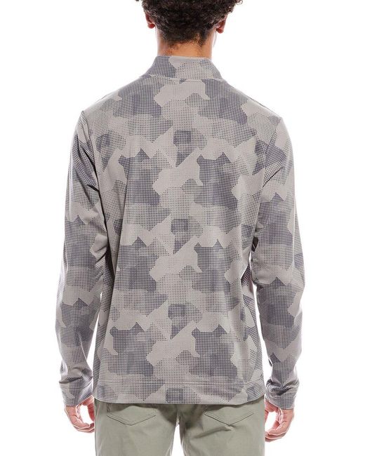 Adidas Gray Go-to Print 1-zip Pullover for men