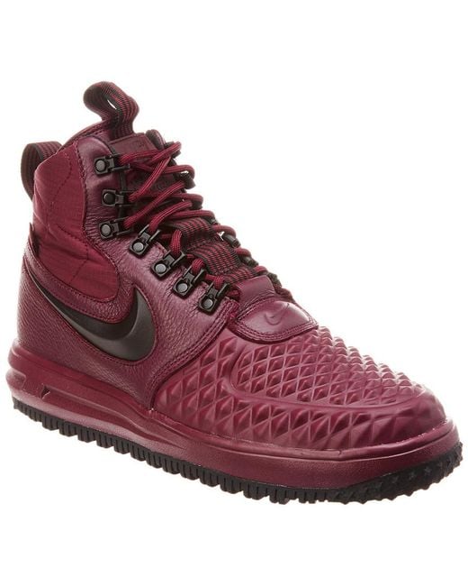 Nike Purple Lunar Force 1 '17 Watershield Leather Sneaker for men