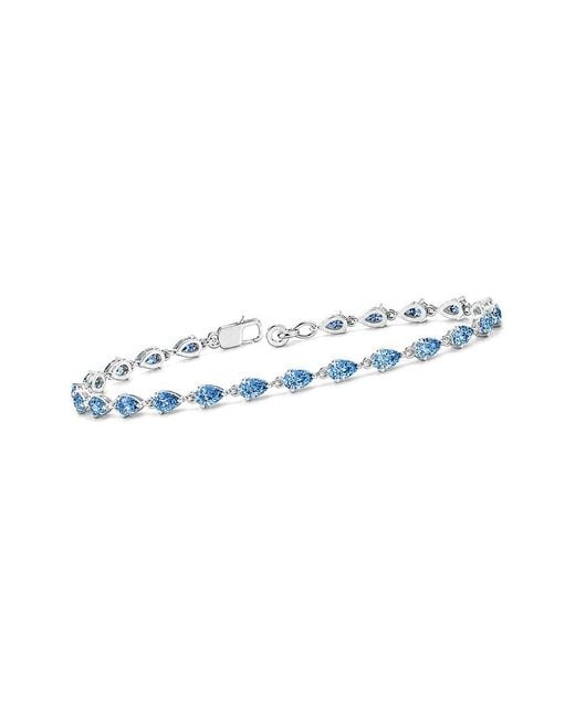 Lab Grown Diamonds White 14K 3.68 Ct. Tw. Lab-Grown Diamond Tennis Bracelet
