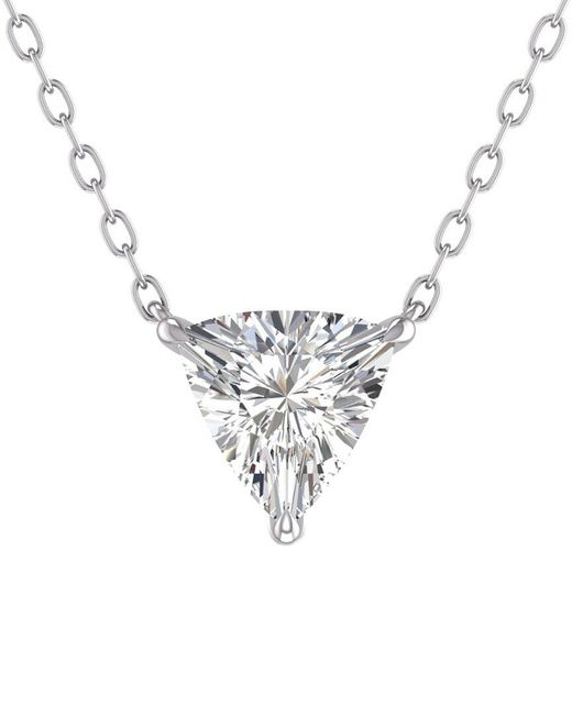 Lab Grown Diamonds Metallic 14k 0.50 Ct. Tw. Lab Grown Diamond Necklace