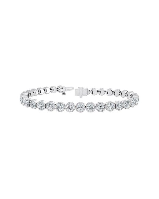 Lab Grown Diamonds White 14K 8.50 Ct. Tw. Lab-Grown Diamond Tennis Bracelet